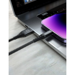 Kabel Swissten Kevlar USB/USB-C, 1,5 m