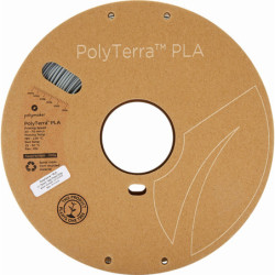 Wkład do piór (filament) Polymaker PolyTerra PLA, 1,75 mm, 1 kg - Fossil Grey