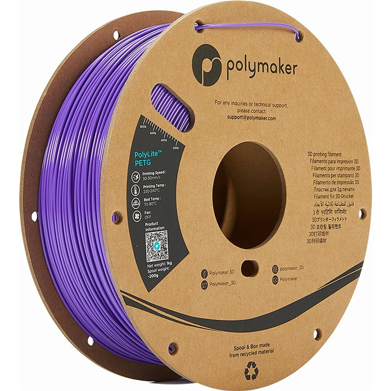 Wkład do piór (filament) Polymaker PolyLite PETG, 1,75 mm, 1 kg