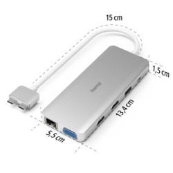 Hub USB Hama Connect2Mac, multiport, pro Apple MacBook Air a Pro