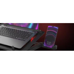 Podkładki chłodzące do laptopów Genesis OXID 550, LED, pro 17,3"