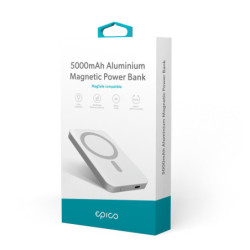 Powerbank Epico 5000mAh Aluminium Magnetic Wireless