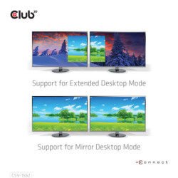 Stacja dokująca Club3D USB-C (5xUSB/USB-C/3xHDMI/2xDP/Ethernet/Audio), Triple 4K napájecí adaptér