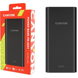 Powerbank Canyon PB-2001B, 20000mAh