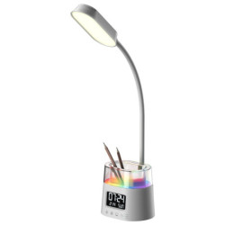 Lampa stołowa IMMAX FRESHMAN s RGB podsvícením, 10W, 350lm, držák na tužky