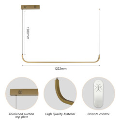 Oprawa zwieszana IMMAX NEO PATTINI SMART, 120cm, 26W, 1820lm, Zigbee 3.0, TUYA