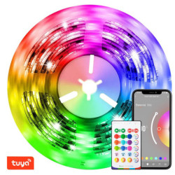 Taśma, pasek LED IMMAX NEO LITE SMART, 48W, Wi-Fi, IP65, RGB, 10m, TUYA