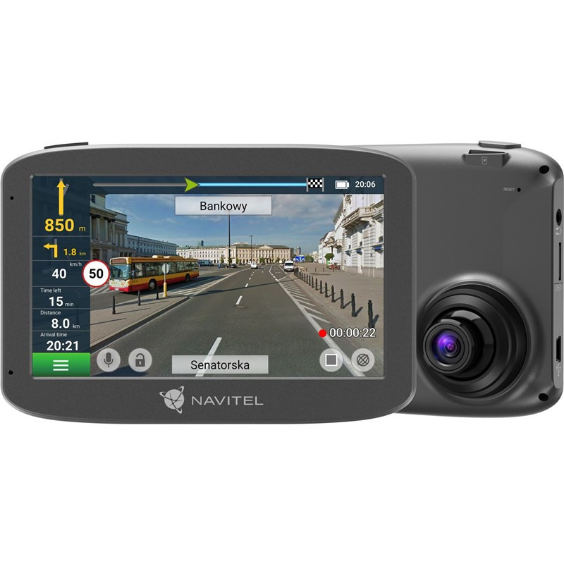 Nawigacja GPS Navitel RE 5 DUAL, s kamerou