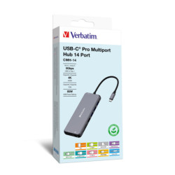 Hub USB Verbatim USB-C Pro Multiport 14 Port