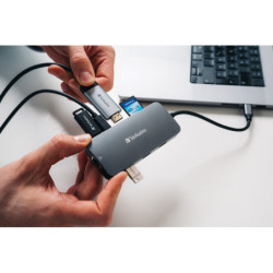 Hub USB Verbatim USB-C Pro Multiport 9 Port