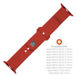 Pasek wymienny FIXED Silicone Sporty Strap na Apple Watch 42/44/45mm