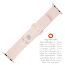 Pasek wymienny FIXED Silicone Sporty Strap na Apple Watch 42/44/45mm