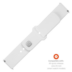 Pasek wymienny FIXED Silicone Sporty Strap s Quick Release 20mm