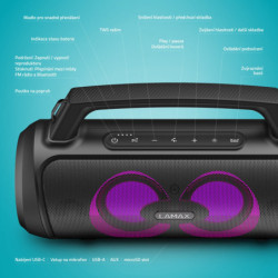 Portable Speaker LAMAX PartyGo1 Play