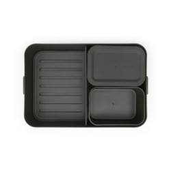 Boks na posiłki Brabantia Bento Make & Také, dark grey