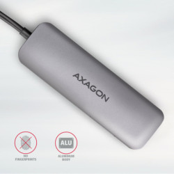 Hub USB Axagon USB 3.2 Gen 1 hub, 3x USB-A, HDMI 4k/30Hz, SD/microSD, kabel USB-C 20cm