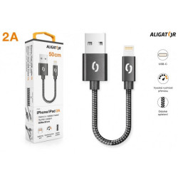 Kabel Aligator Premium USB/USB-C, 0,5m