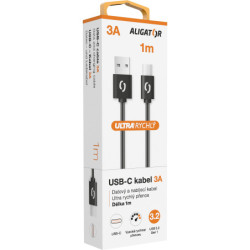 Kabel Aligator Power USB/USB-C, 3A, 1m