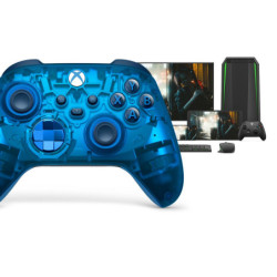 Bezdrátový ovladač Microsoft Xbox Series - Translucent Blue Special Edition