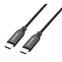 Kabel GoGEN USB-C / USB-C, 1m, opletený, 100W