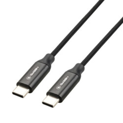 Kabel GoGEN USB-C / USB-C, 1m, opletený, 100W