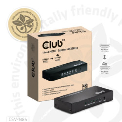 HDMI hub Club3D 4 porty HDMI, 4K120Hz