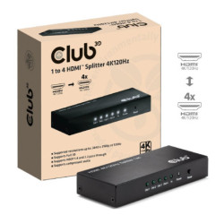 HDMI hub Club3D 4 porty HDMI, 4K120Hz