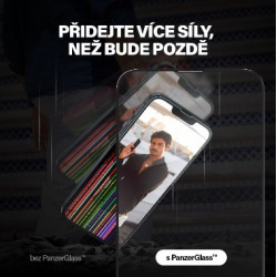 Szkło ochronne PanzerGlass na Apple iPhone 14/13/13 Pro s instalačním rámečkem