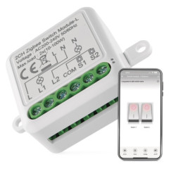 Moduł EMOS GoSmart spínací IP-2104SZ, ZigBee, 2-kanálový