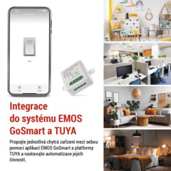 Moduł EMOS GoSmart spínací IP-2103SZ, ZigBee, 1-kanálový