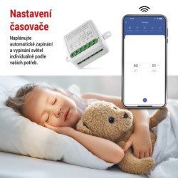 Moduł EMOS GoSmart spínací IP-2102SW, Wi-Fi, 2-kanálový