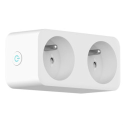 Gniazdko Smart Plug IMMAX NEO LITE SMART 2 zásuvka (FR)/ 16A/ Wi-Fi/ Google Assistant/ Amazon Alexa/ LIDL/ TUYA