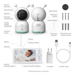 Elektroniczna niania TrueLife NannyCam R7 Dual Smart