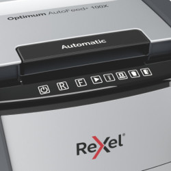 Niszczarka Rexel Auto Optimum 100X s příbalem sluchátka Kensington USB-C Hi-Fi s mikrofonem