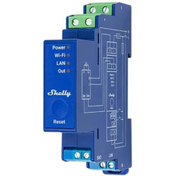 Moduł Shelly Pro stmívač 0–10 V na DIN lištu, Wi-Fi, LAN