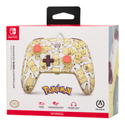 Kontroler PowerA Enhanced Wired pro Nintendo Switch - Pikachu Blush