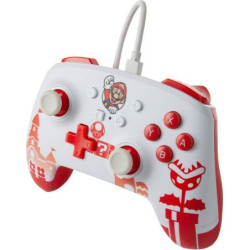 Kontroler PowerA Enhanced Wired pro Nintendo Switch - Mario Red/White