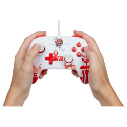 Kontroler PowerA Enhanced Wired pro Nintendo Switch - Mario Red/White