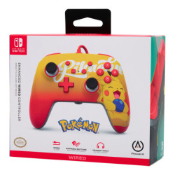 Kontroler PowerA Enhanced Wired pro Nintendo Switch - Oran Berry Pikachu