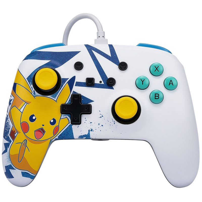 Kontroler PowerA Enhanced Wired pro Nintendo Switch - Pikachu High Voltage