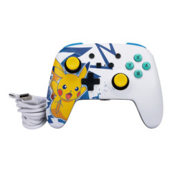 Kontroler PowerA Enhanced Wired pro Nintendo Switch - Pikachu High Voltage