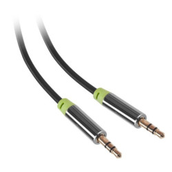 Kabel GoGEN 3,5 mm stereo, przedłużający, 3 m, złącza pozłacane, kolor czarny