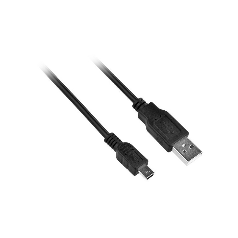 Kabel GoGEN USB A/MINI USB B, połączeniowy, 1,5 m, czarny