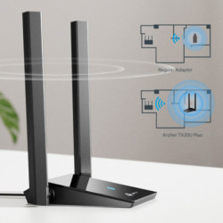 Adapter WiFi TP-Link Archer TX20U Plus, WiFi6 USB adapter